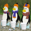 Pinguin visjes voeren