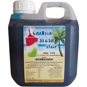 Granita slush bosbessen 1ltr