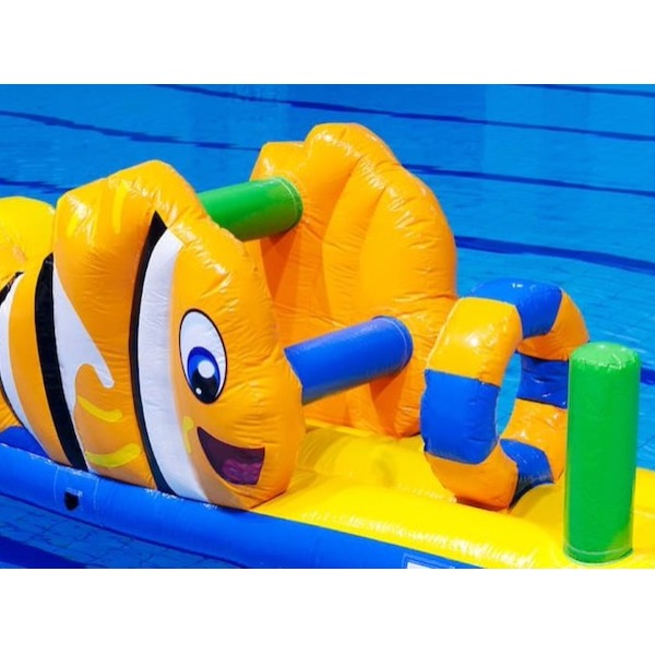 Waterstormbaan visrun met slide