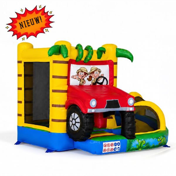 Slide Amazon Safari Springkussen Slide Amazon Safari Springkussen
